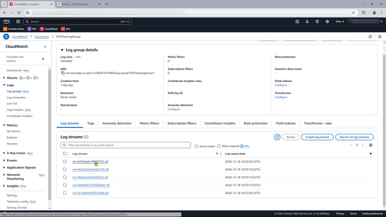 Configuring VPC Flow Log Collection (AWS)