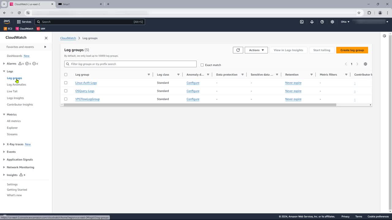Configuring the CloudWatch Agent (AWS)